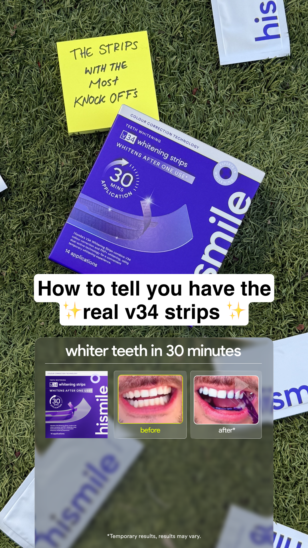 Hismile Facebook ad