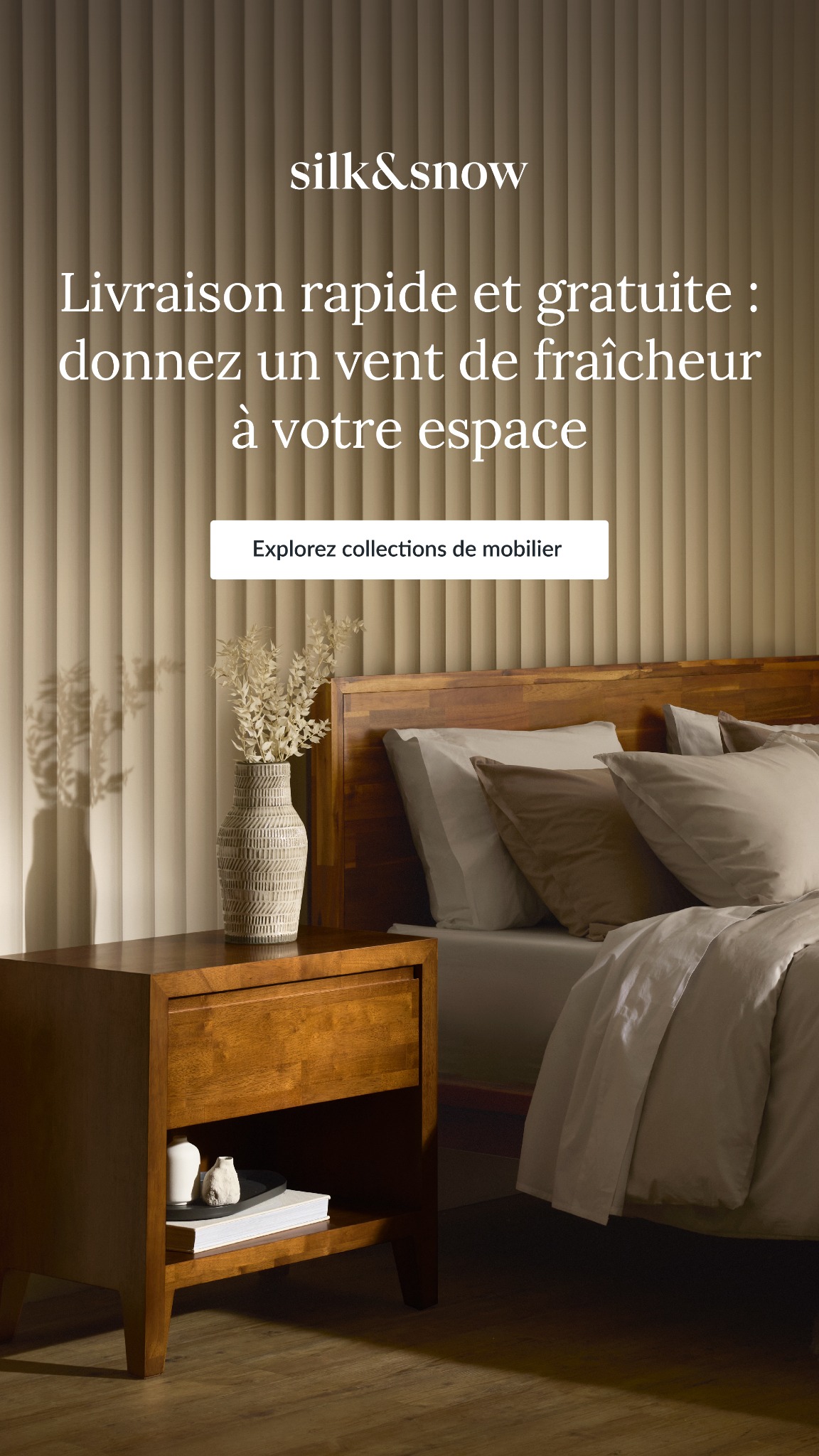 Maison Silk & Snow Facebook ad