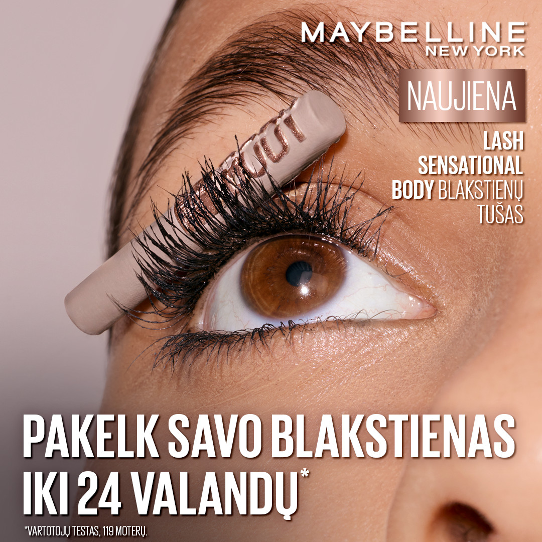 Maybelline New York Facebook ad: Tobula apimtis kiekvieną dieną?