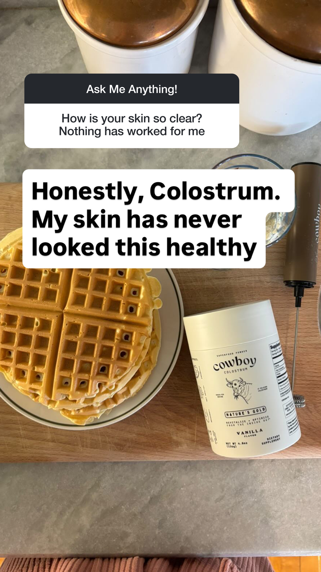 Cowboy Colostrum Facebook ad