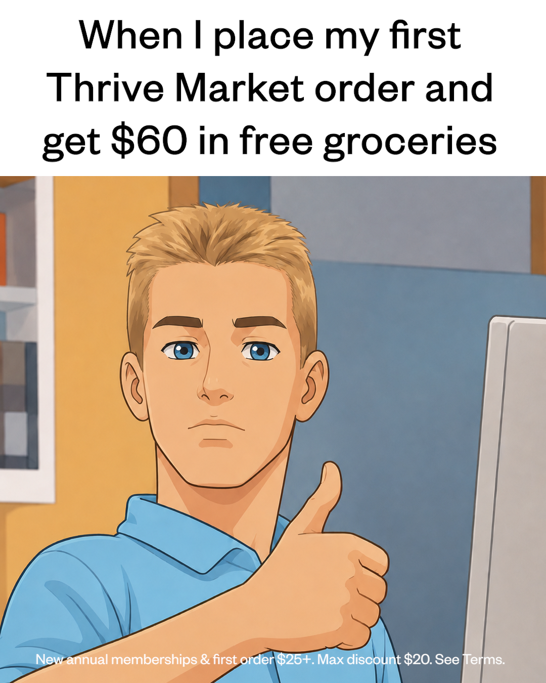 Thrive Market Facebook ad
