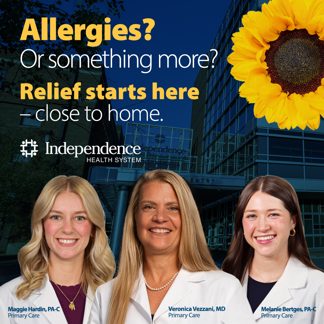 Independence Health System Facebook ad: Primary Care Appointments Available Now!