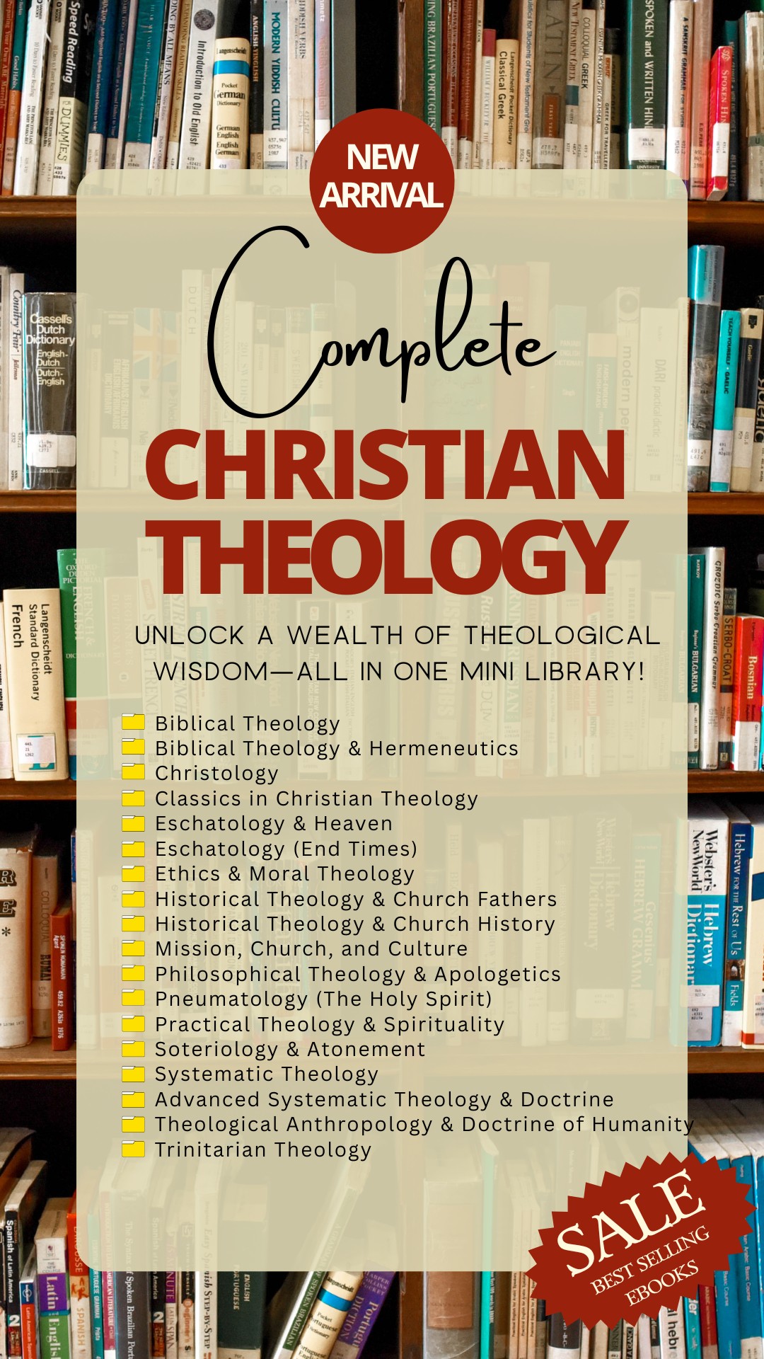Faith Cometh By Hearing Facebook ad: COMPLETE CHRISTIAN THEOLOGY LIBRARY