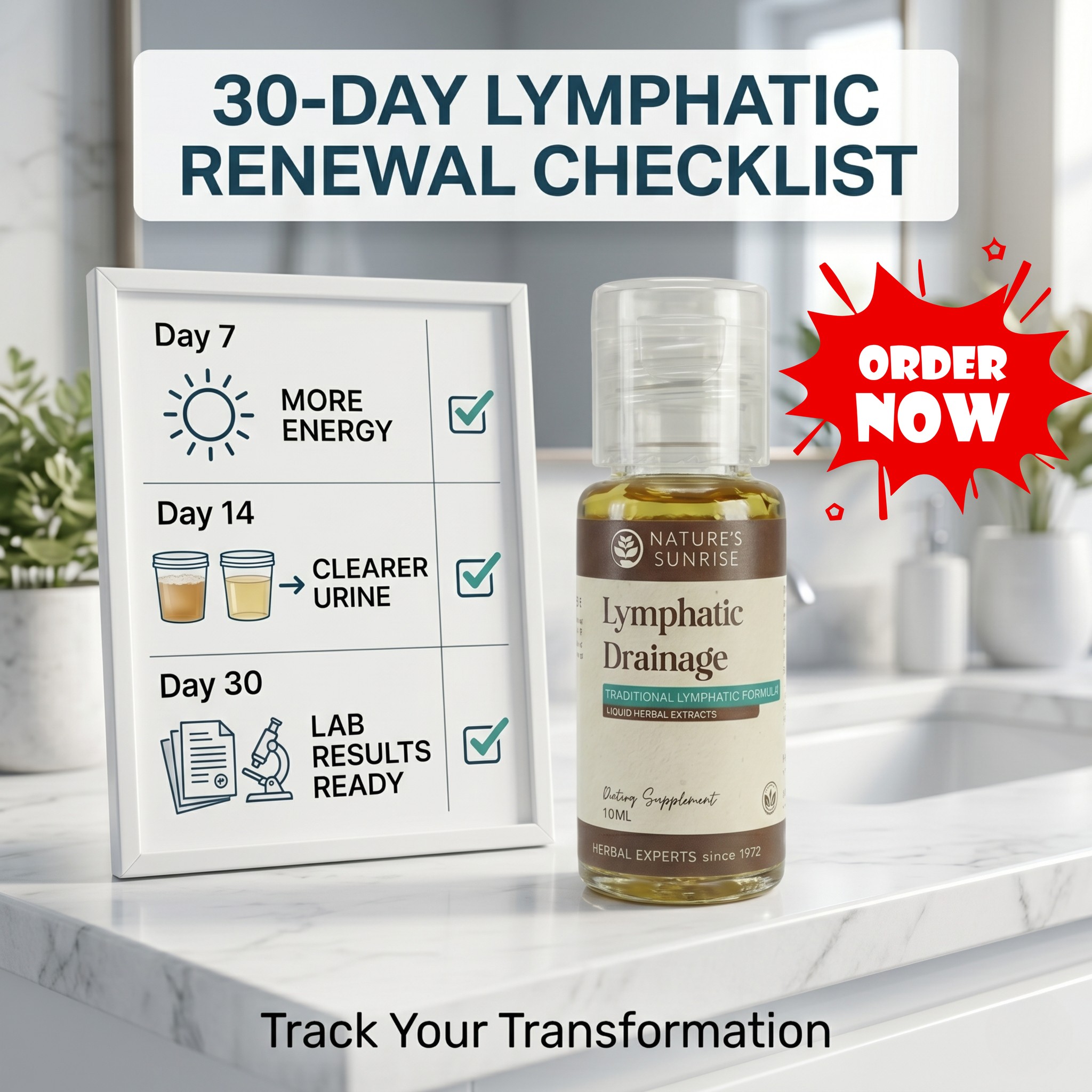 Nature's Sunrise - Lymphatic Support Drops Facebook ad