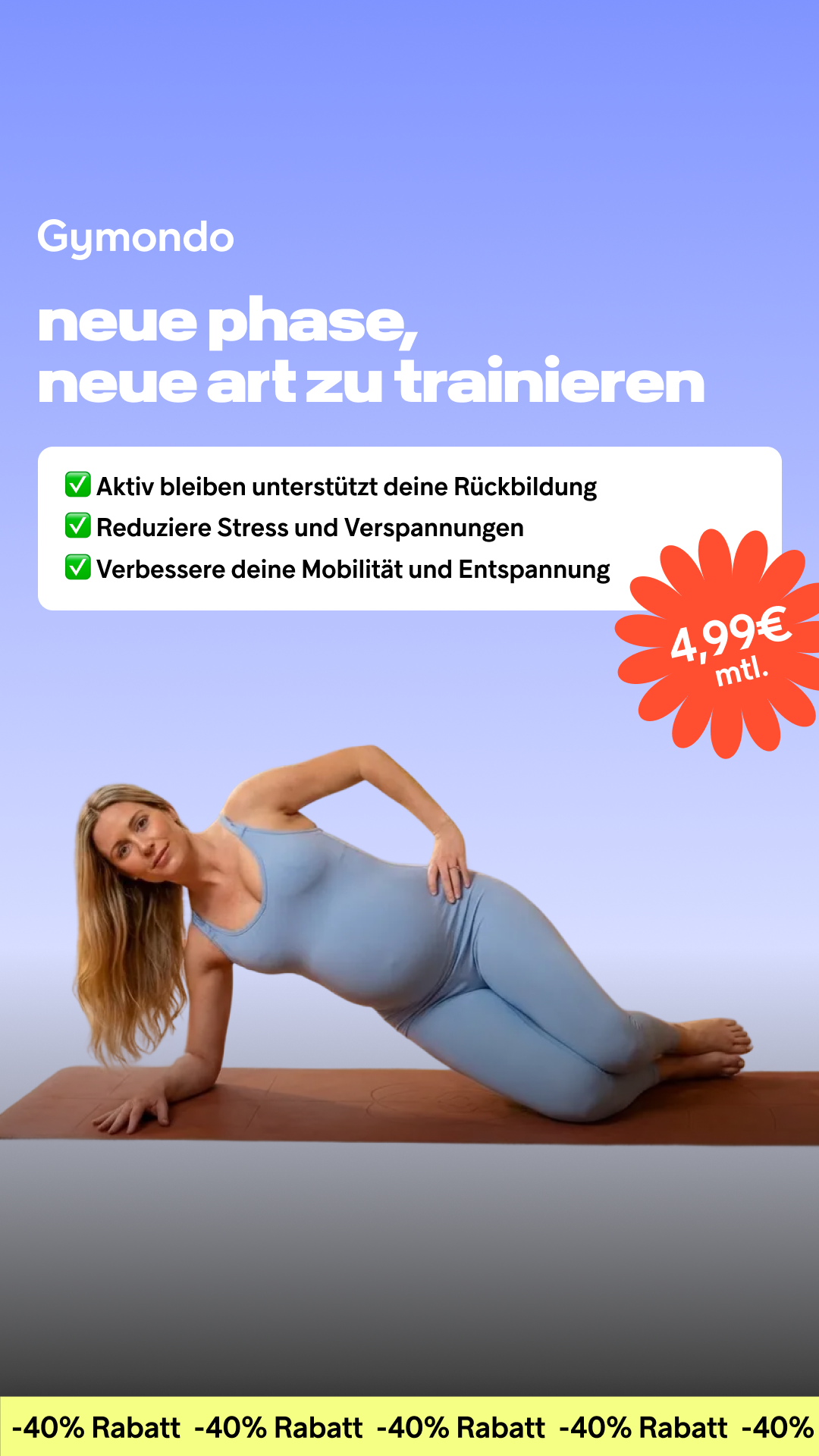 Gymondo Facebook ad