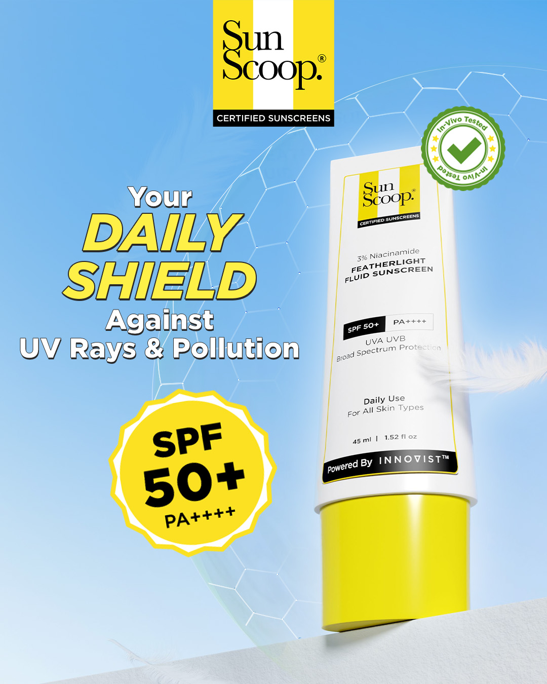 Sunscoop SPF Facebook ad