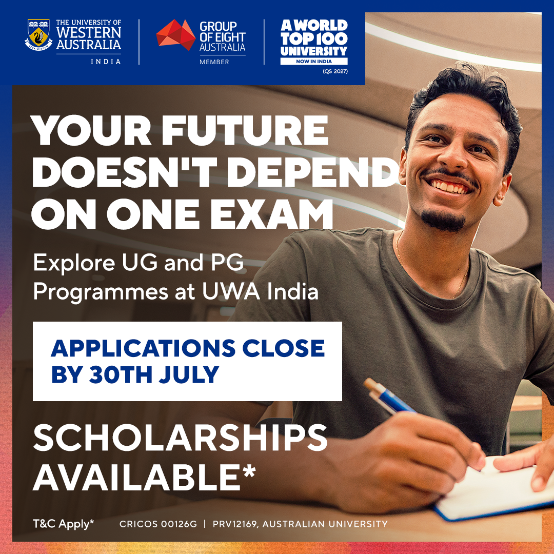 The University of Western Australia India Facebook ad