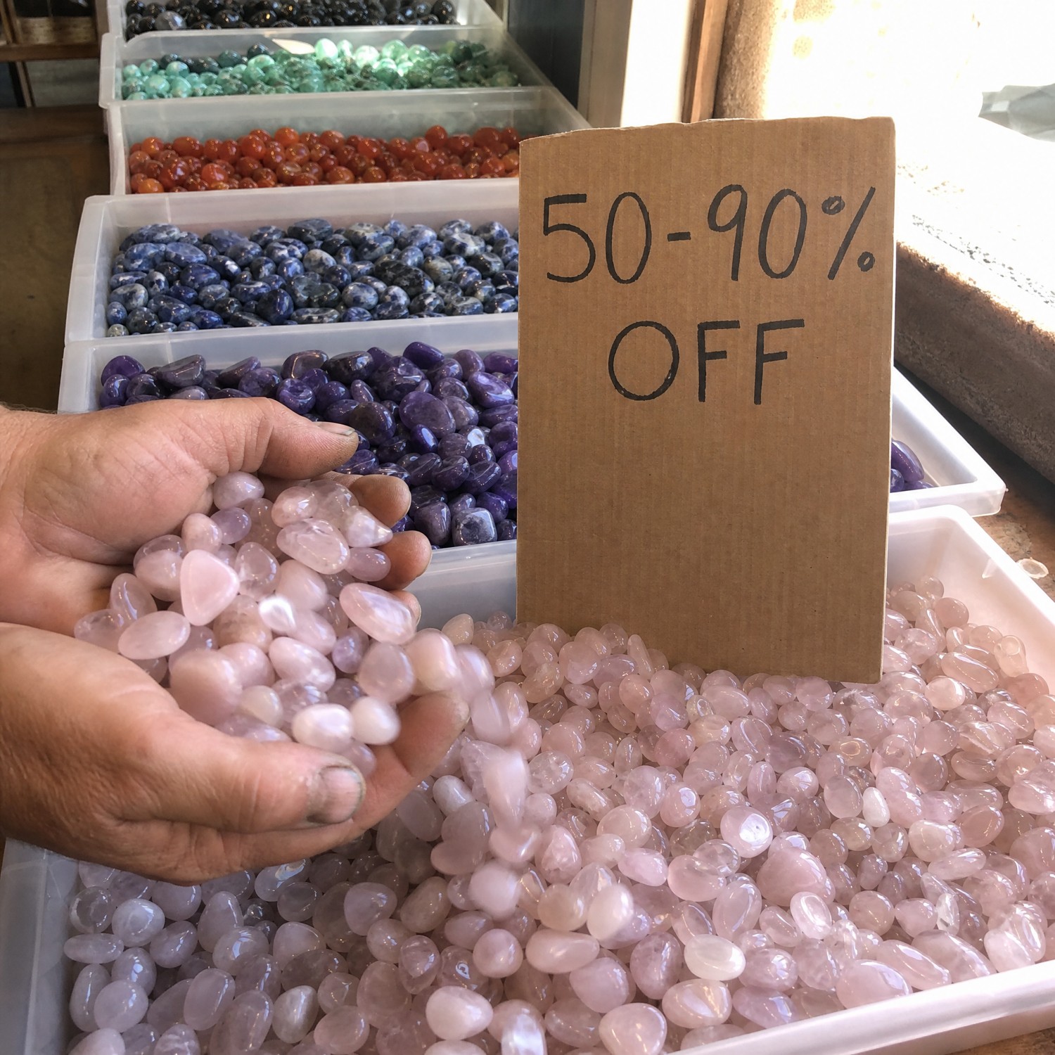 Spirit Magicka Crystals Facebook ad: The Wholesale Crystal Blowout