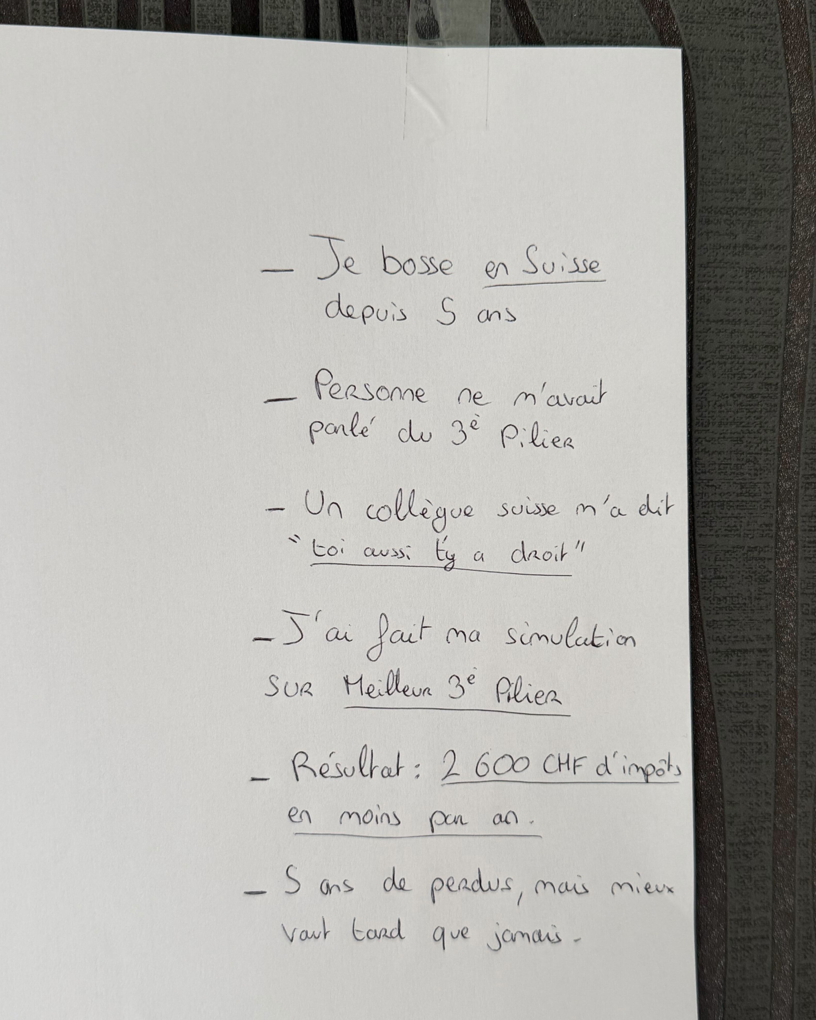 Meilleur troisième pilier Facebook ad from May 21, 2026