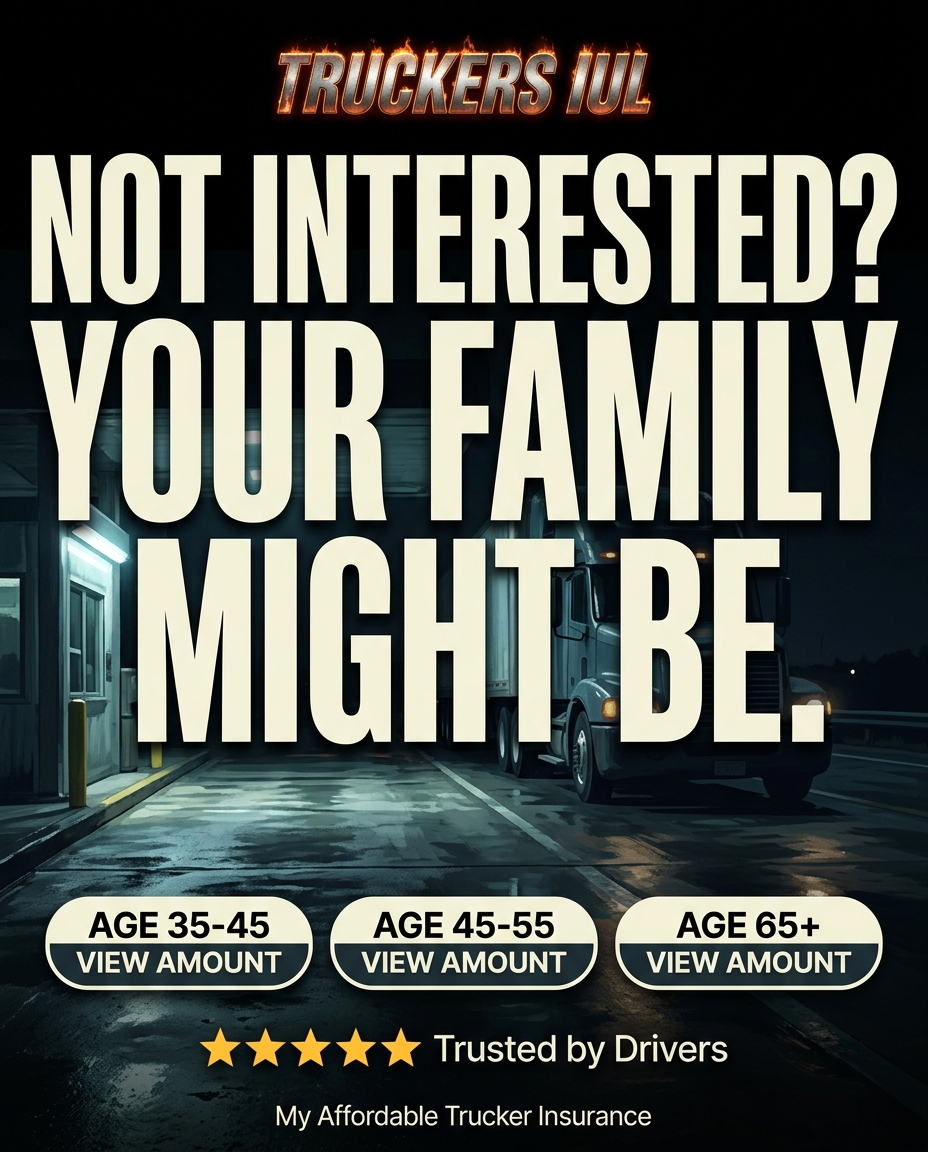 Truckers Covered Facebook ad: Build Your Own Pension