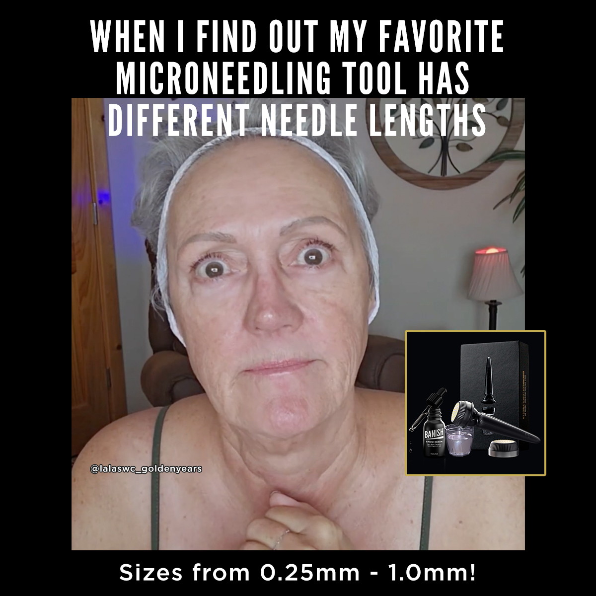 Banish Acne Scars Facebook ad