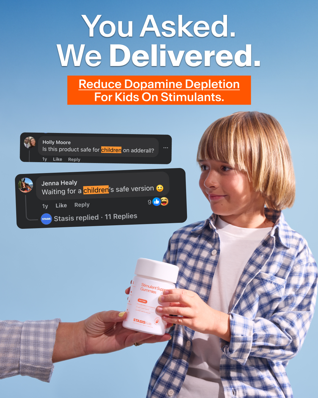 Stasis Kids Facebook ad