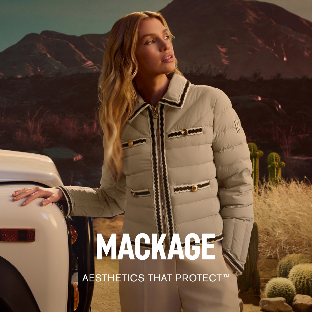 Mackage Facebook ad