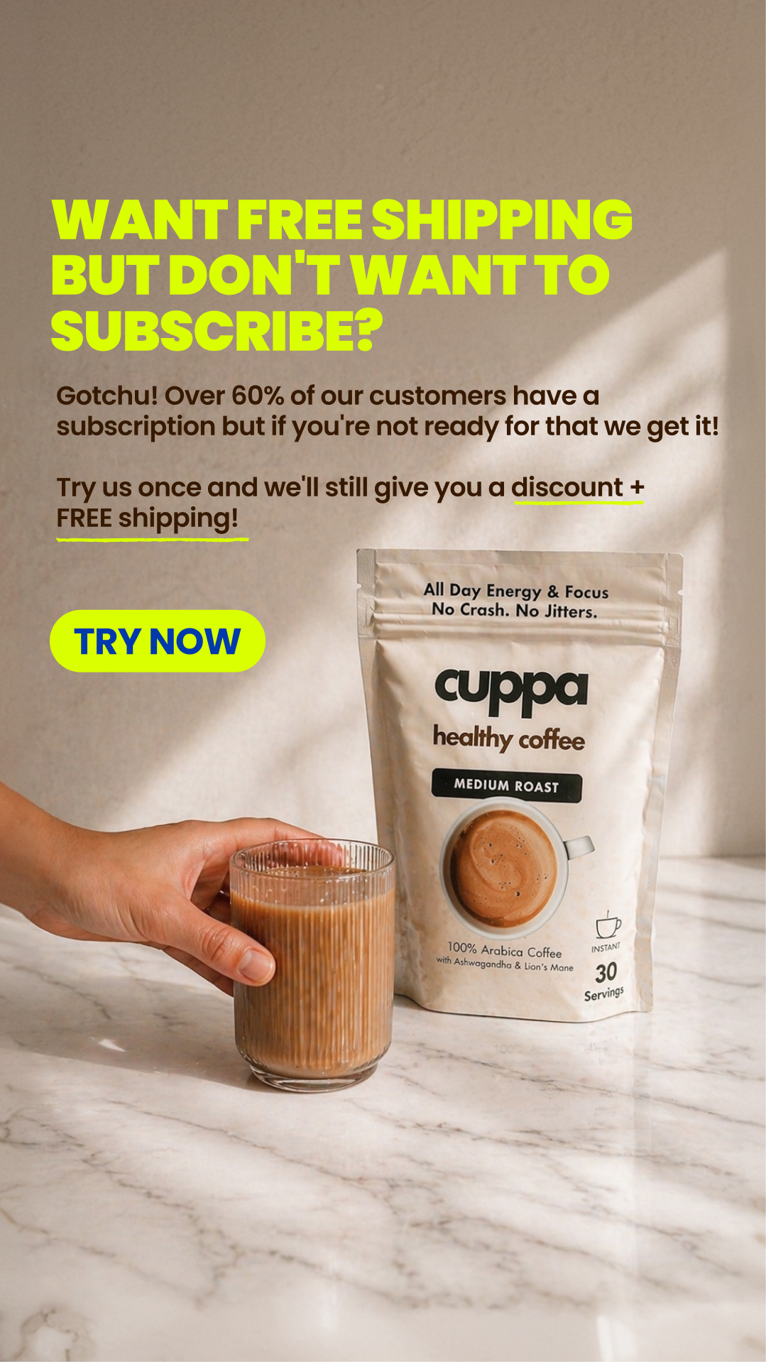 Better Cuppa Facebook ad