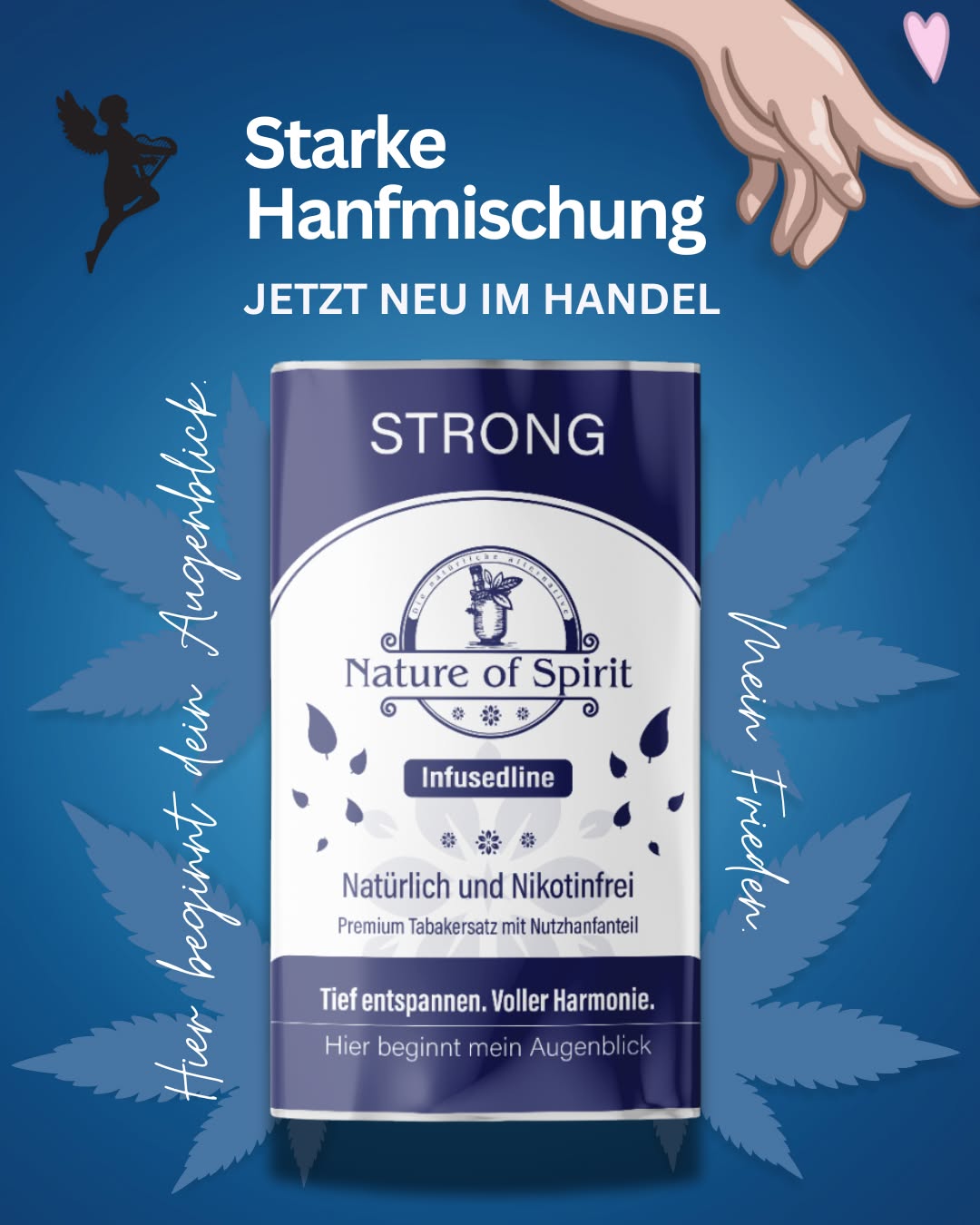 Nature of Spirit Facebook ad: Entdecke unsere natürlich veredelte Hanfmischung in…