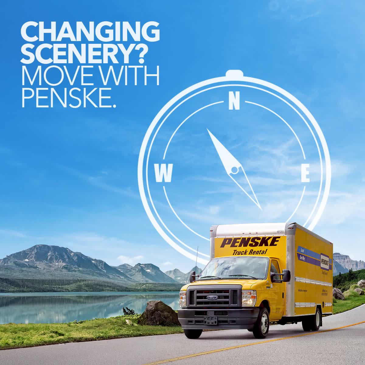 Penske Facebook ad: Find Your Moving Truck.