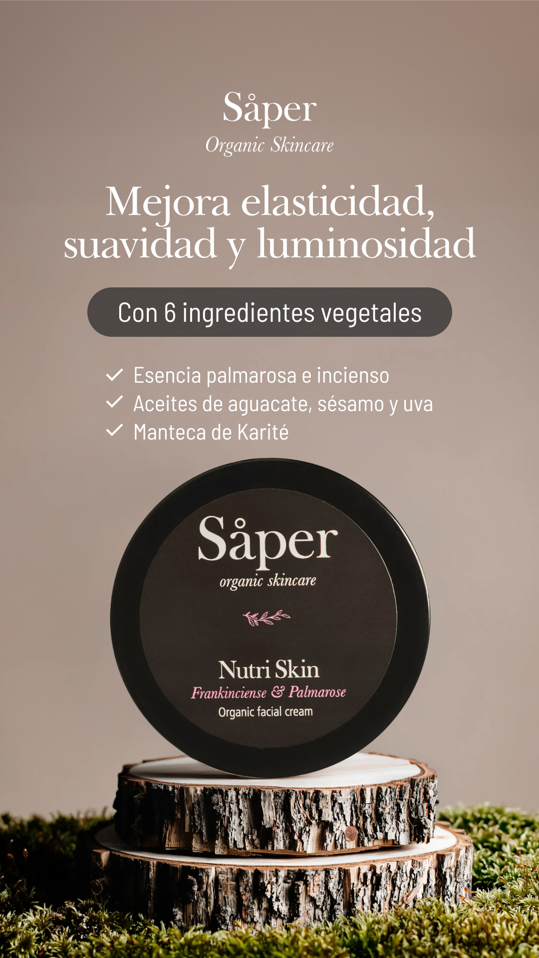 Såper Organic Skincare Facebook ad