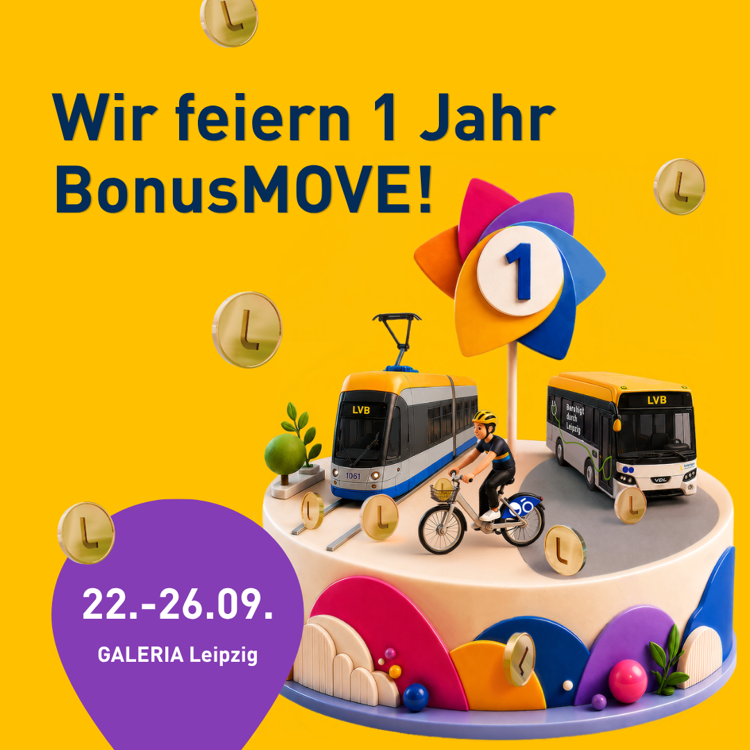 GALERIA.de Facebook ad: BonusMOVE feiert Geburtstag bei GALERIA Leipzig!