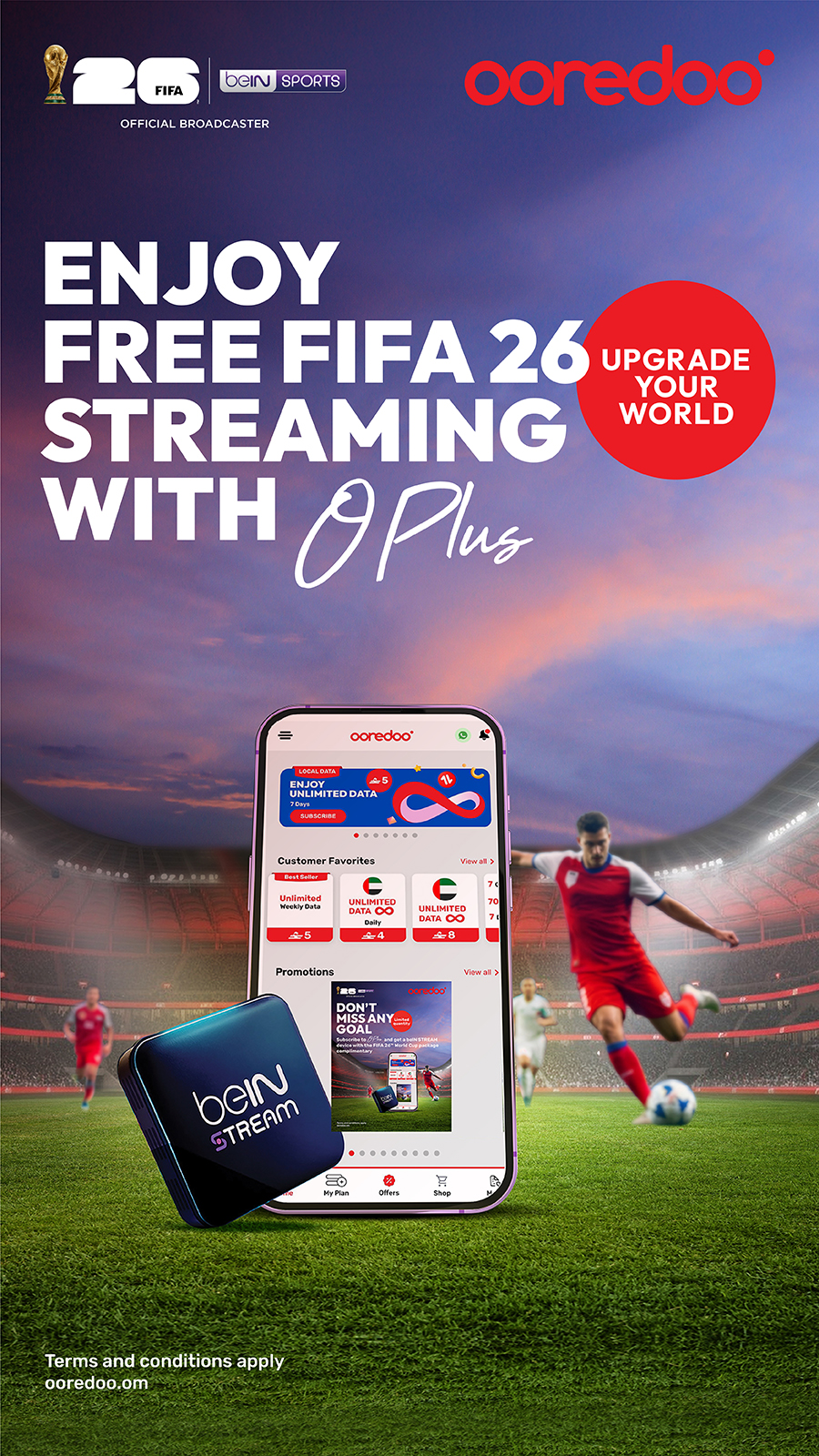 Ooredoo Oman Facebook ad