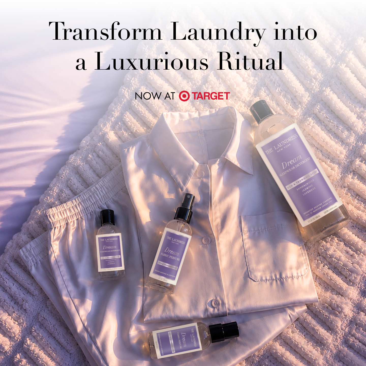 The Laundress Facebook ad: Dreamy Sheets Start at Target