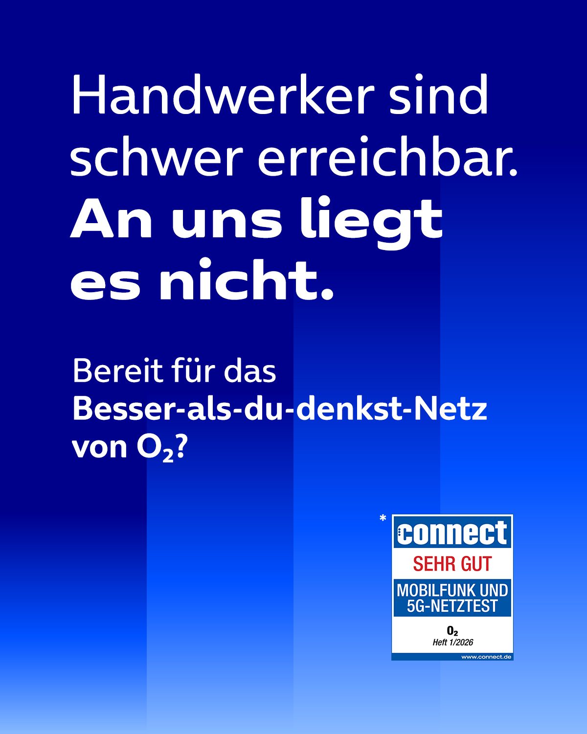 o2 Business Deutschland Facebook ad: Lass uns mit Vorurteilen aufräumen.