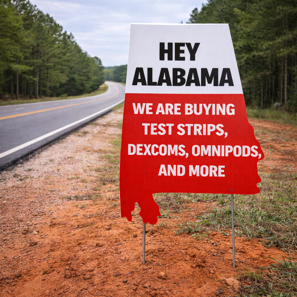 Jacksonville Diabetic Supplies for Cash Facebook ad: Sell Your Diabetic Supplies Today!