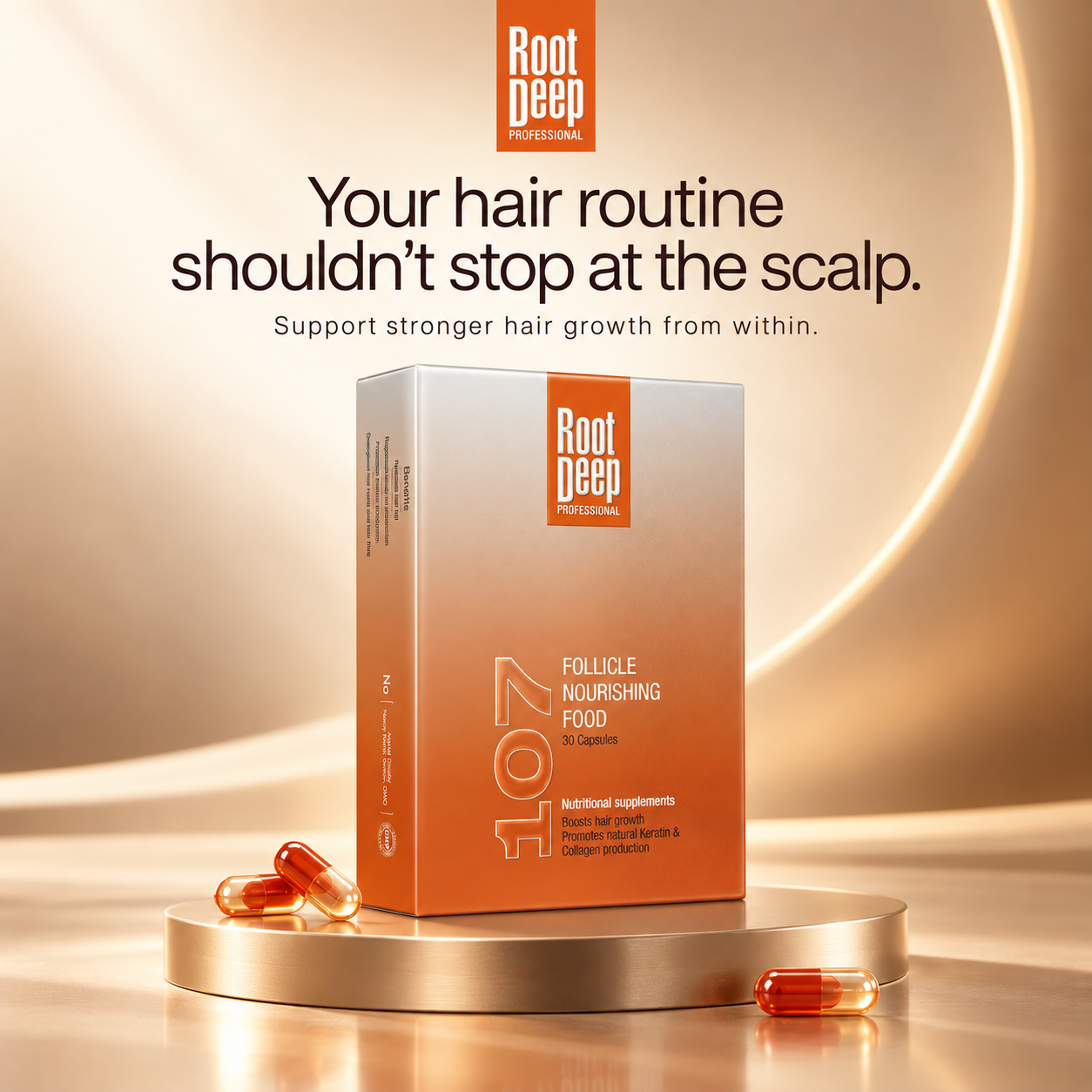 Root Deep - India Facebook ad: Stronger Roots. Less Breakage.