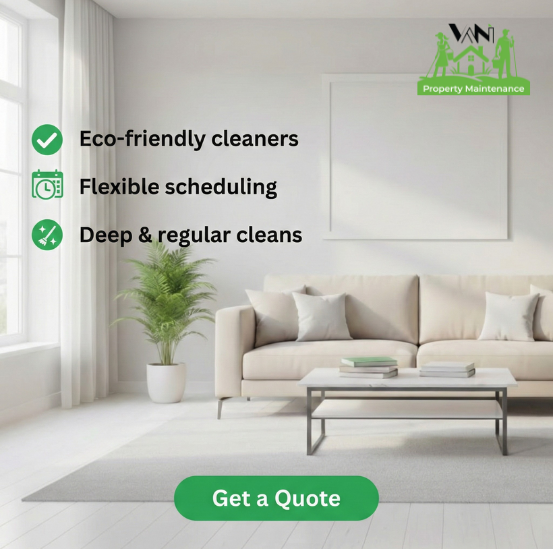 Vani Property Maintenance NZ Facebook ad: Quality Cleaning for Your Home