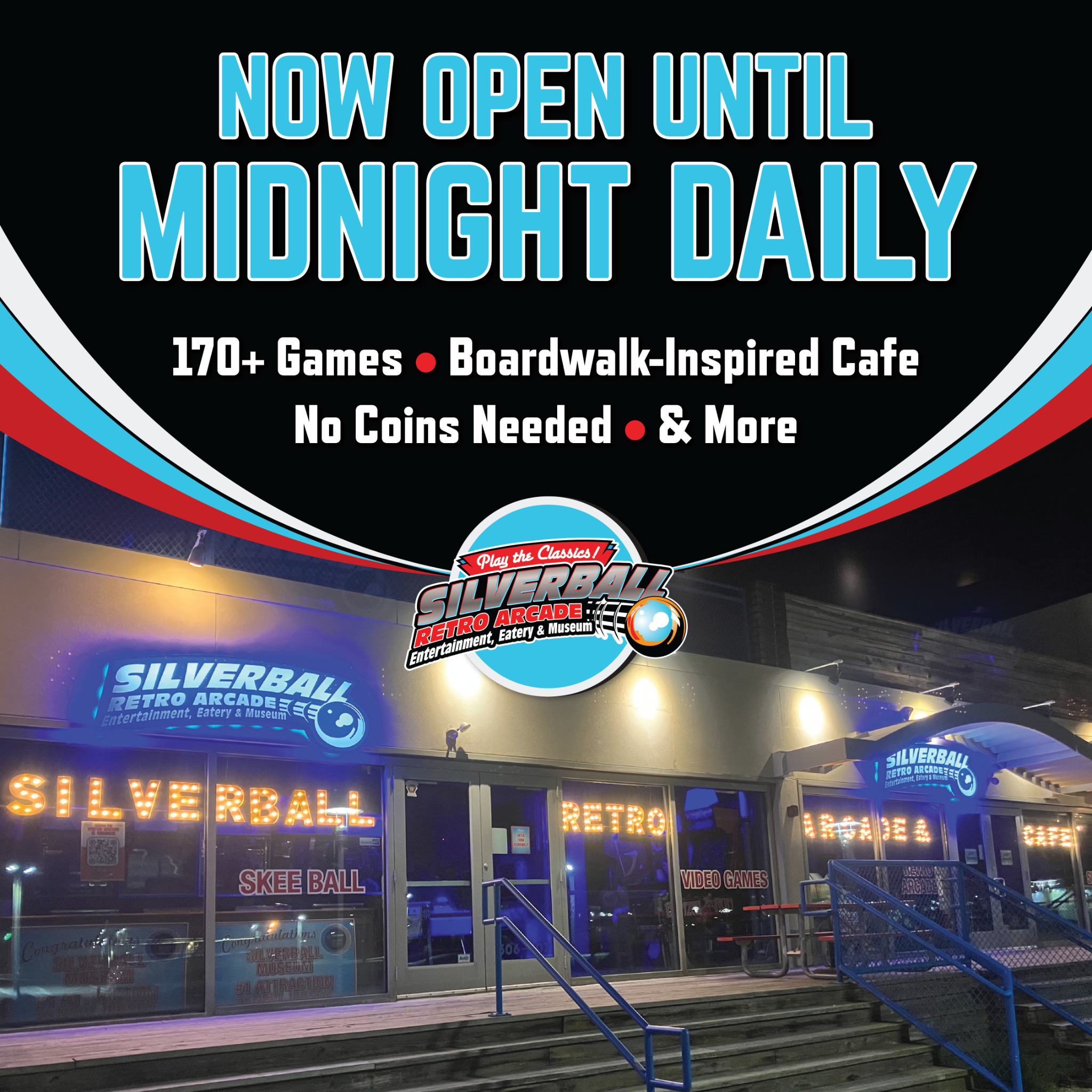 Silverball Retro Arcade Asbury Facebook ad