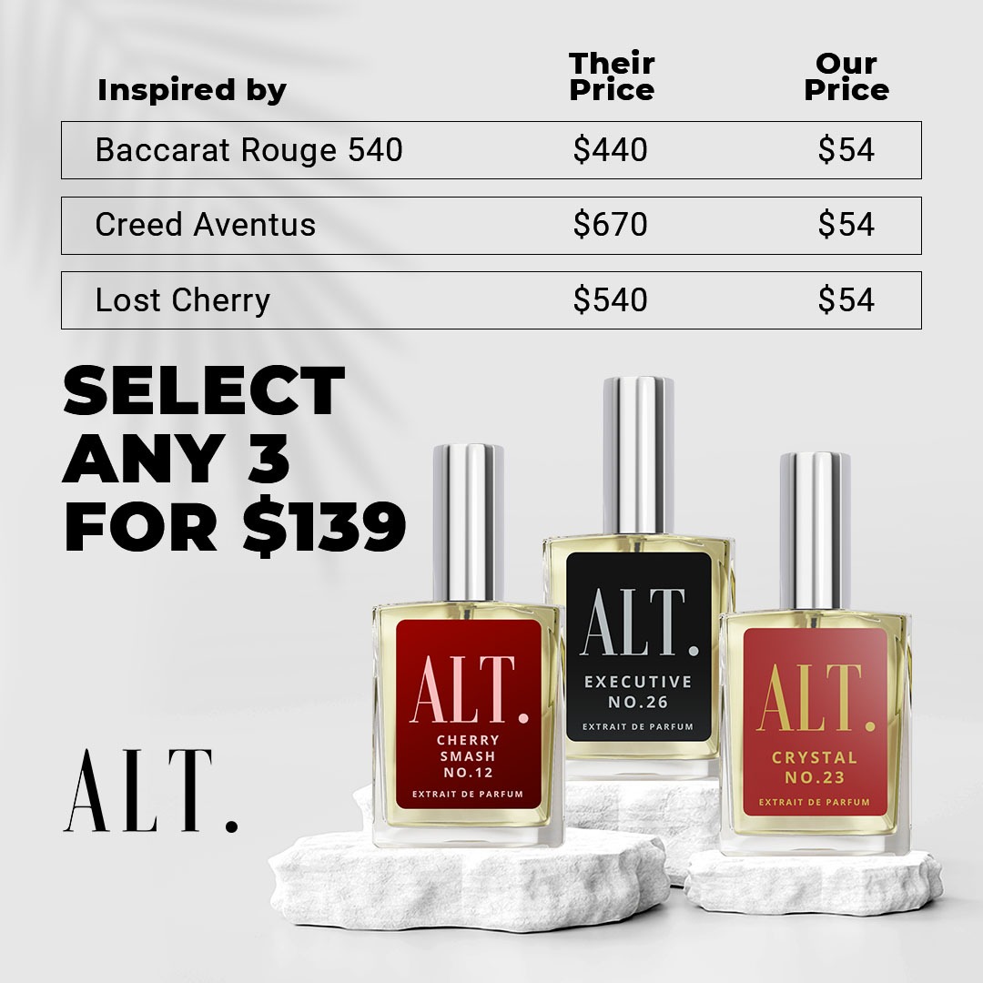 ALT. Fragrances Facebook ad
