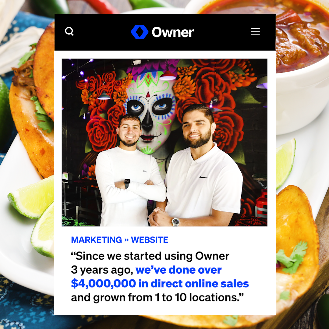 Owner.com Facebook ad