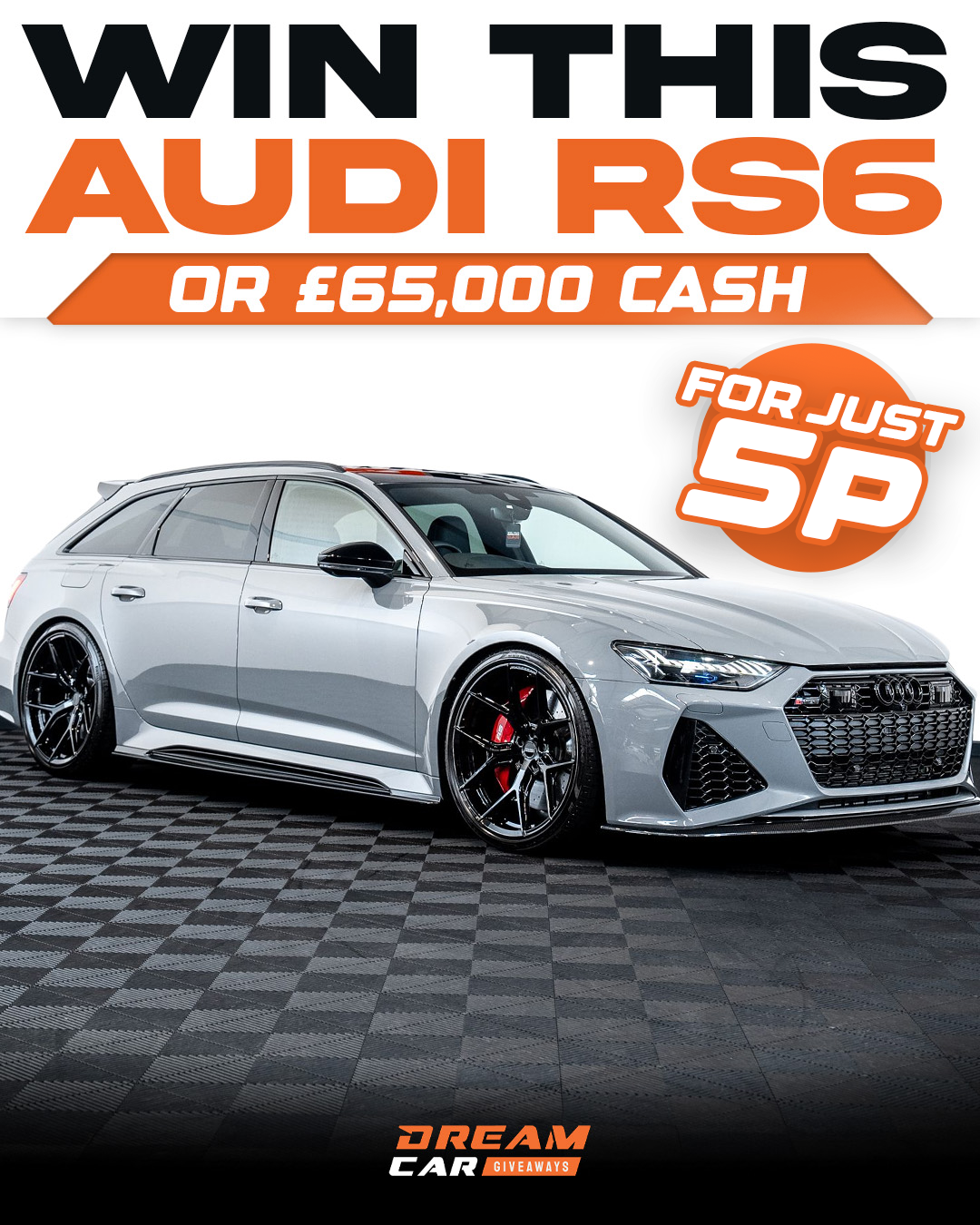 Dream Car Giveaways Facebook ad