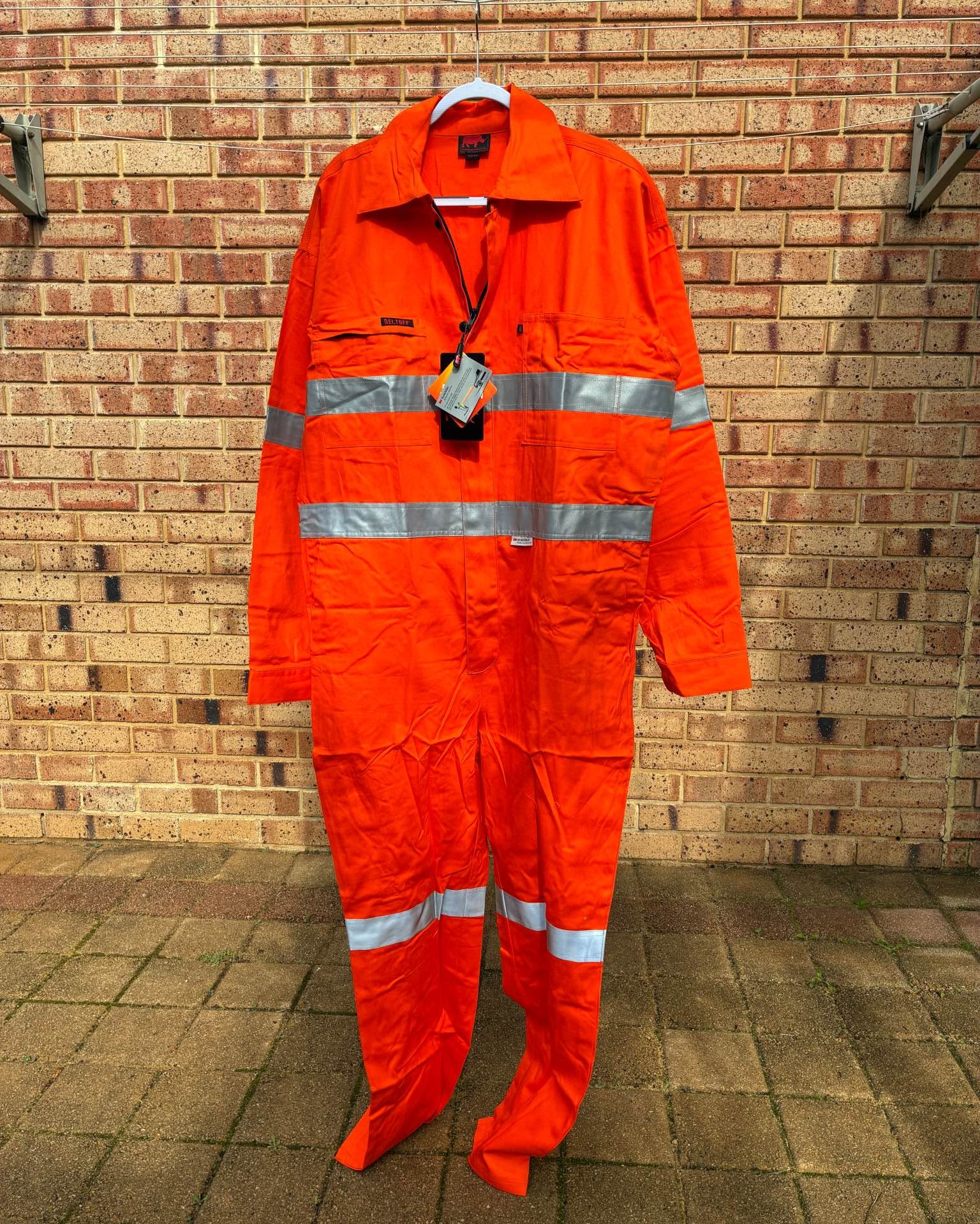 Angus Butterfield Facebook ad: Hi Vis Overalls - Drill Cotton - 3M Reflective Tape…