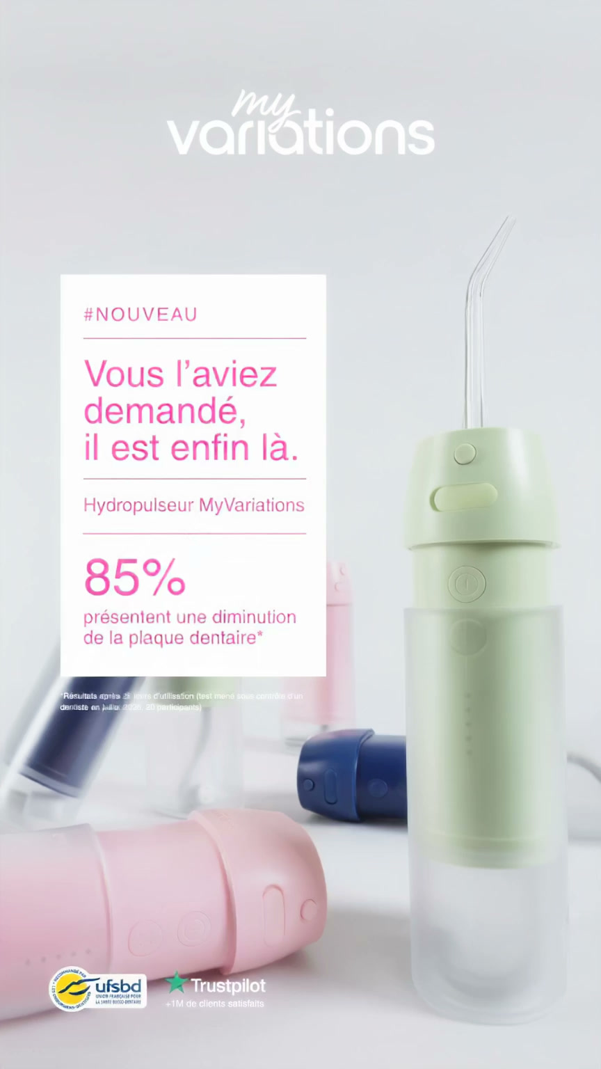 My Variations Facebook ad: L'hydropulseur MyVariations.
