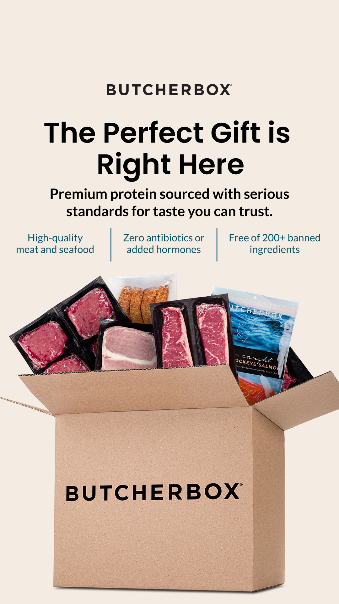 ButcherBox Facebook ad