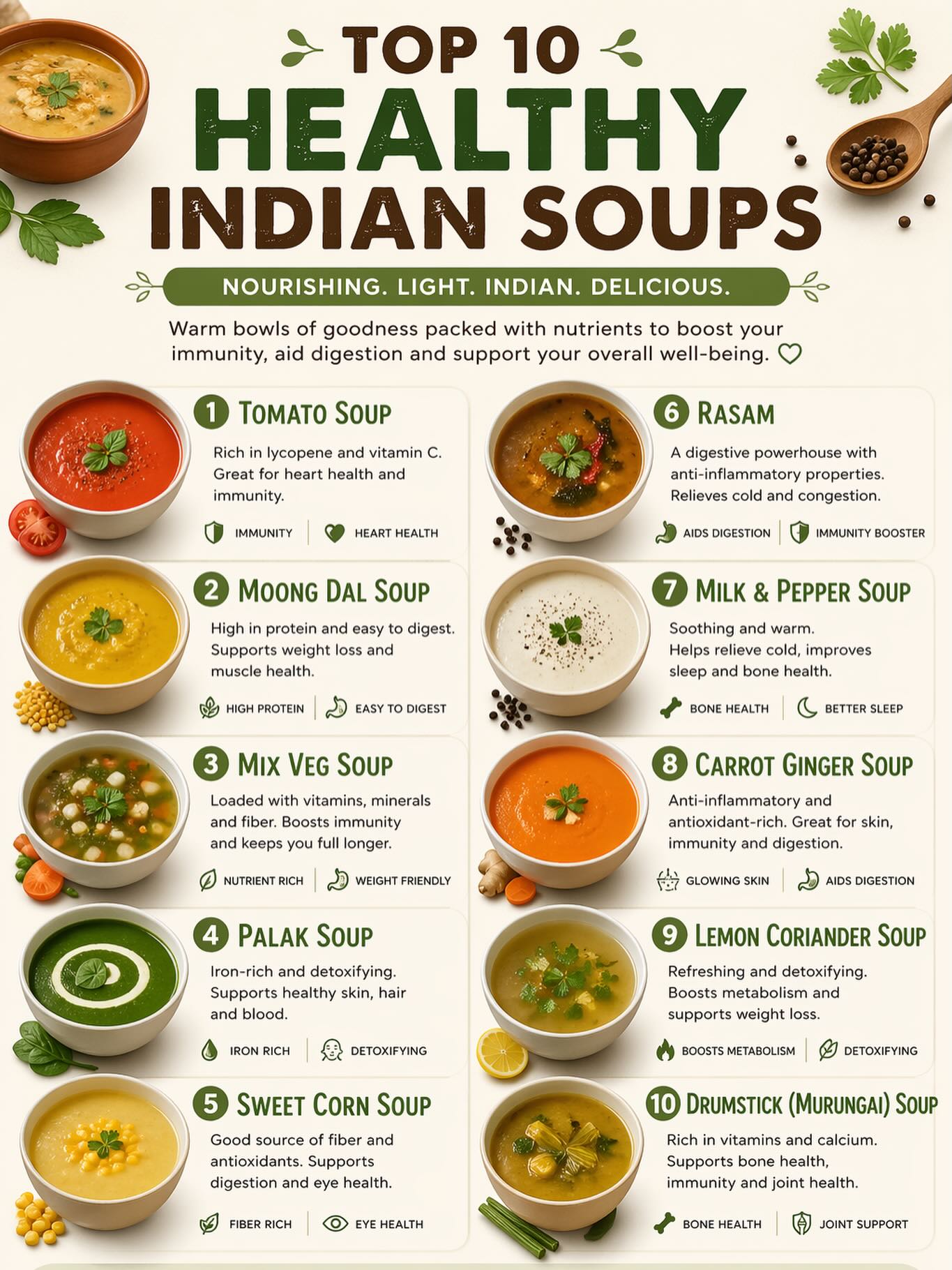 My Super Body Transformation Facebook ad: Top 10 Healthy Indian Soups you NEED to…
