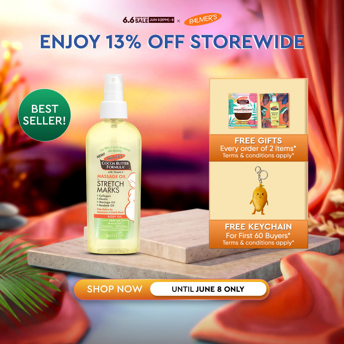Palmer's Philippines Facebook ad: Hydration, nourishment, and smoother-looking skin-your…