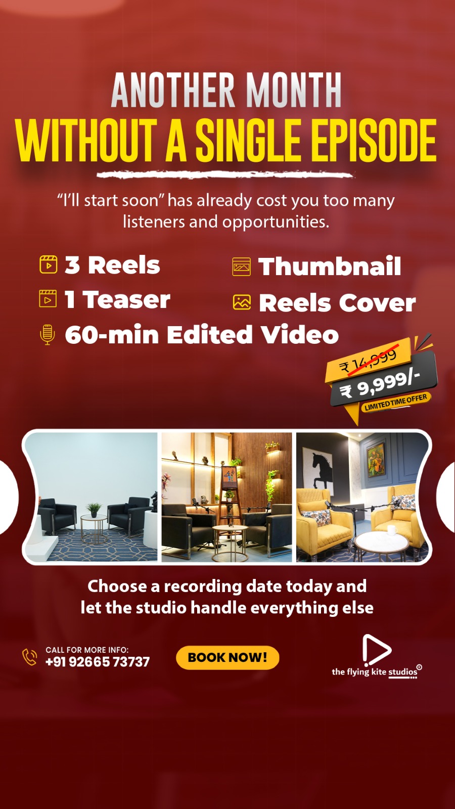 The Flying Kite Studios Facebook ad from Dec 30, 2025