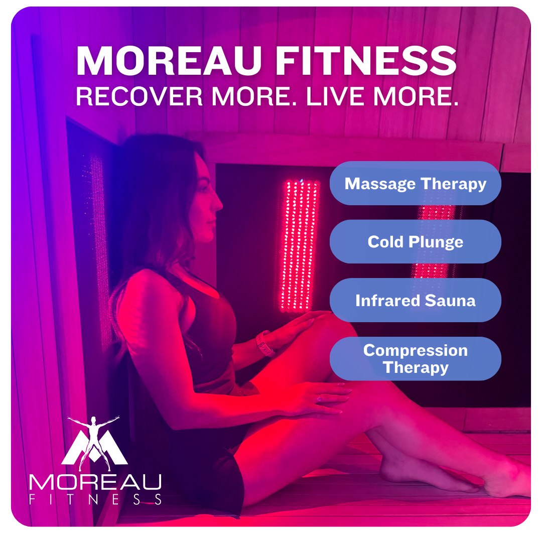 Moreau Fitness Facebook ad: Recover More. Live More.