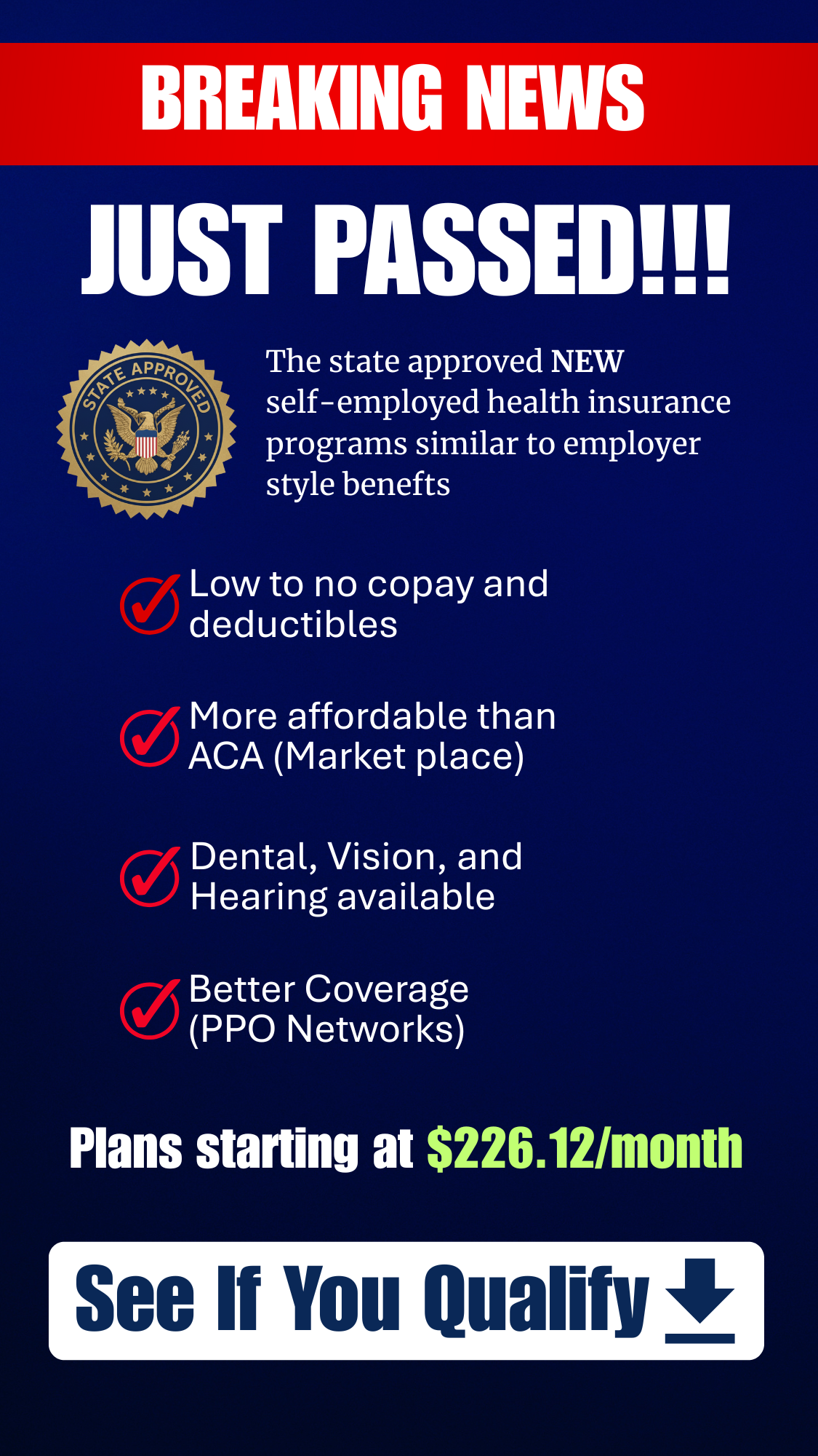 Health First Insurance Pros Facebook ad from Nov 15, 2025