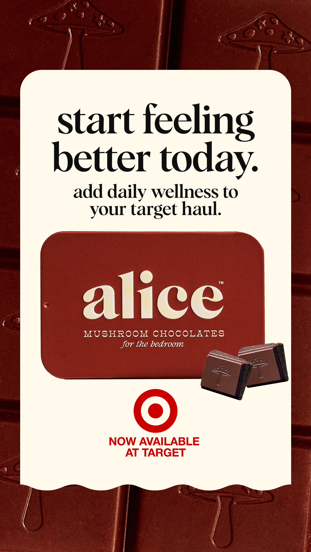 Alice Mushrooms Facebook ad