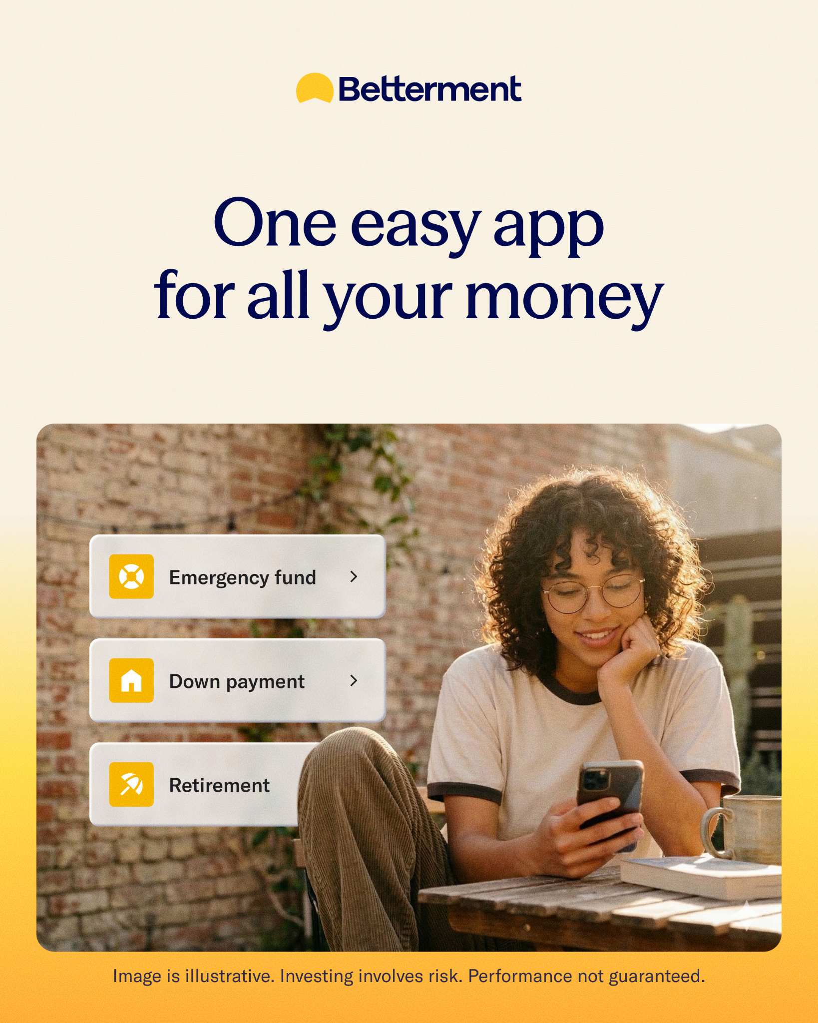 Betterment Facebook ad
