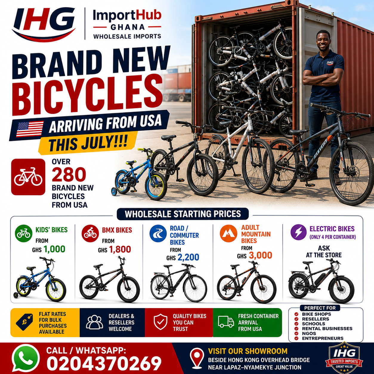 ImportHub Ghana Facebook ad