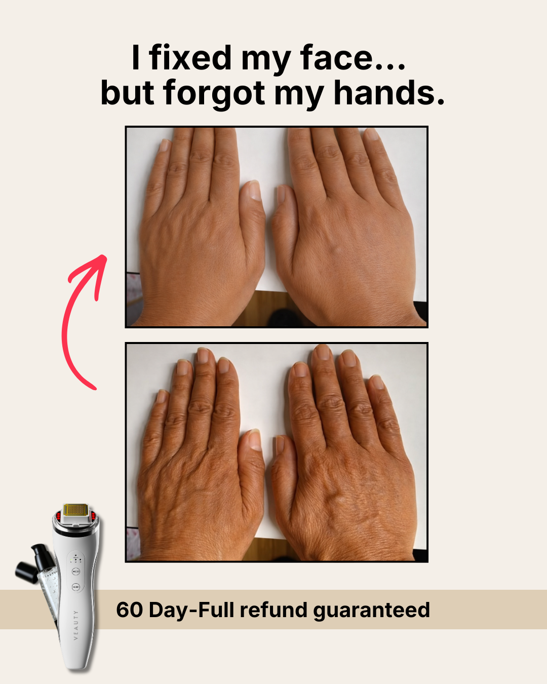 Veauty Facebook ad