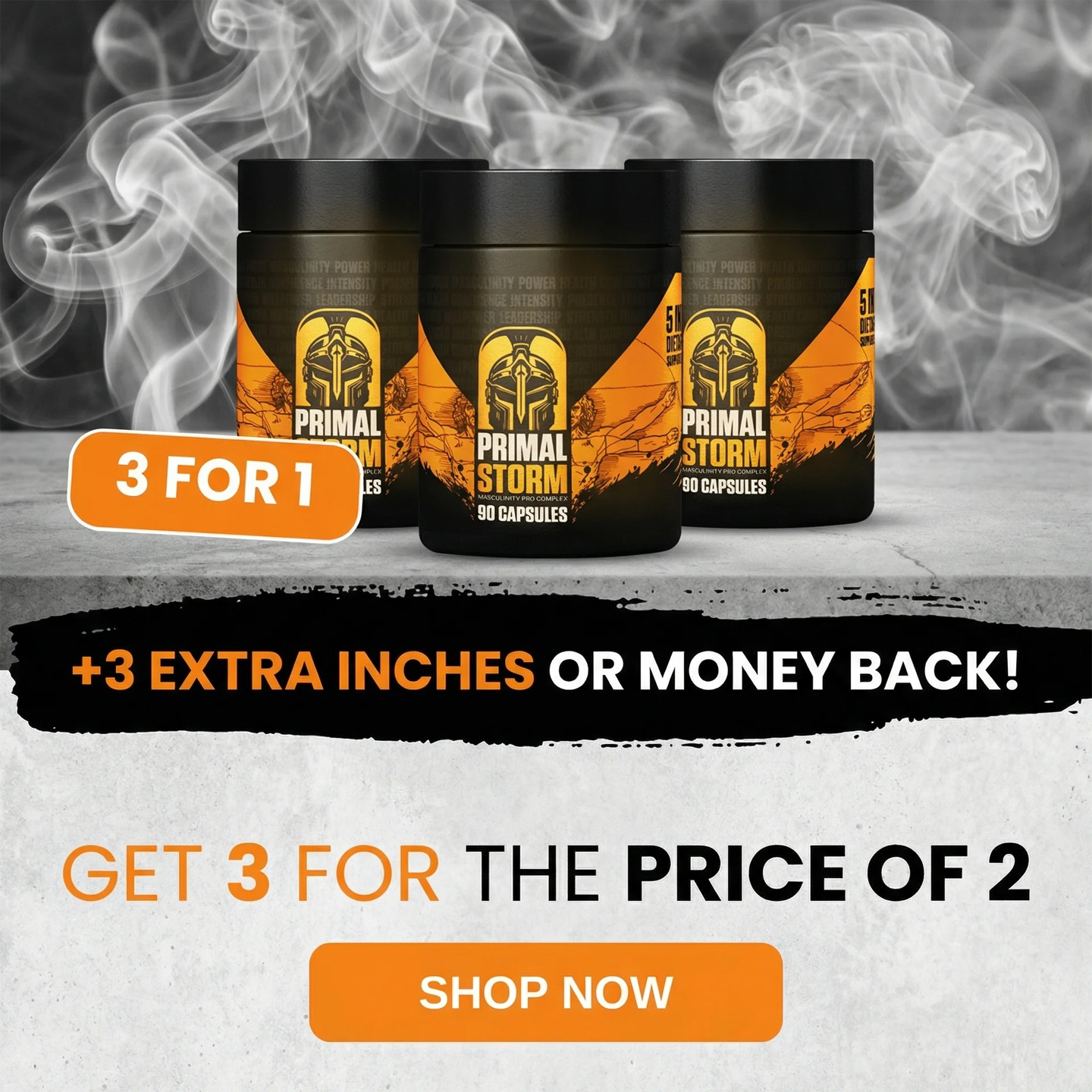 Primal-Storm Facebook ad