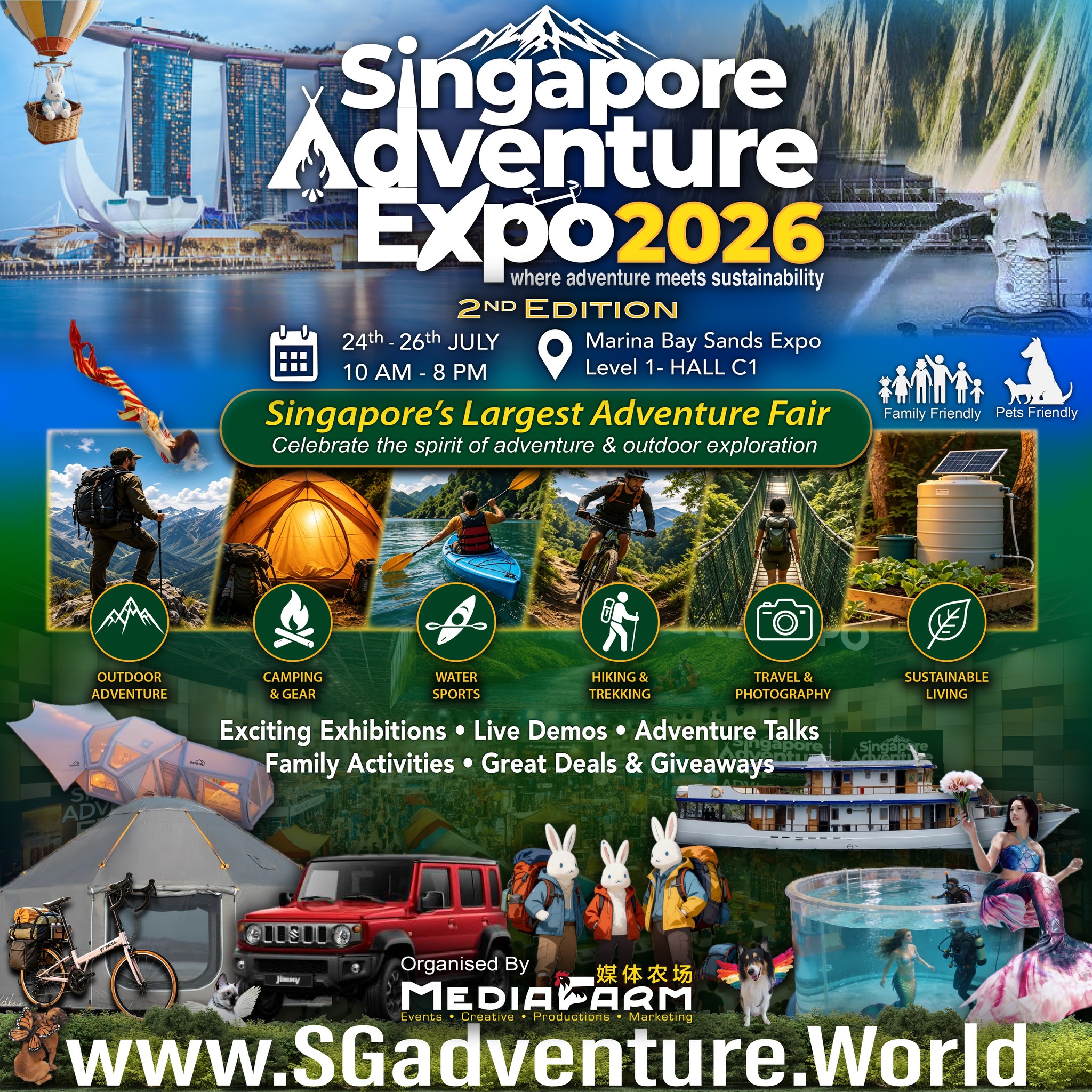 SG Adventure expo Facebook ad