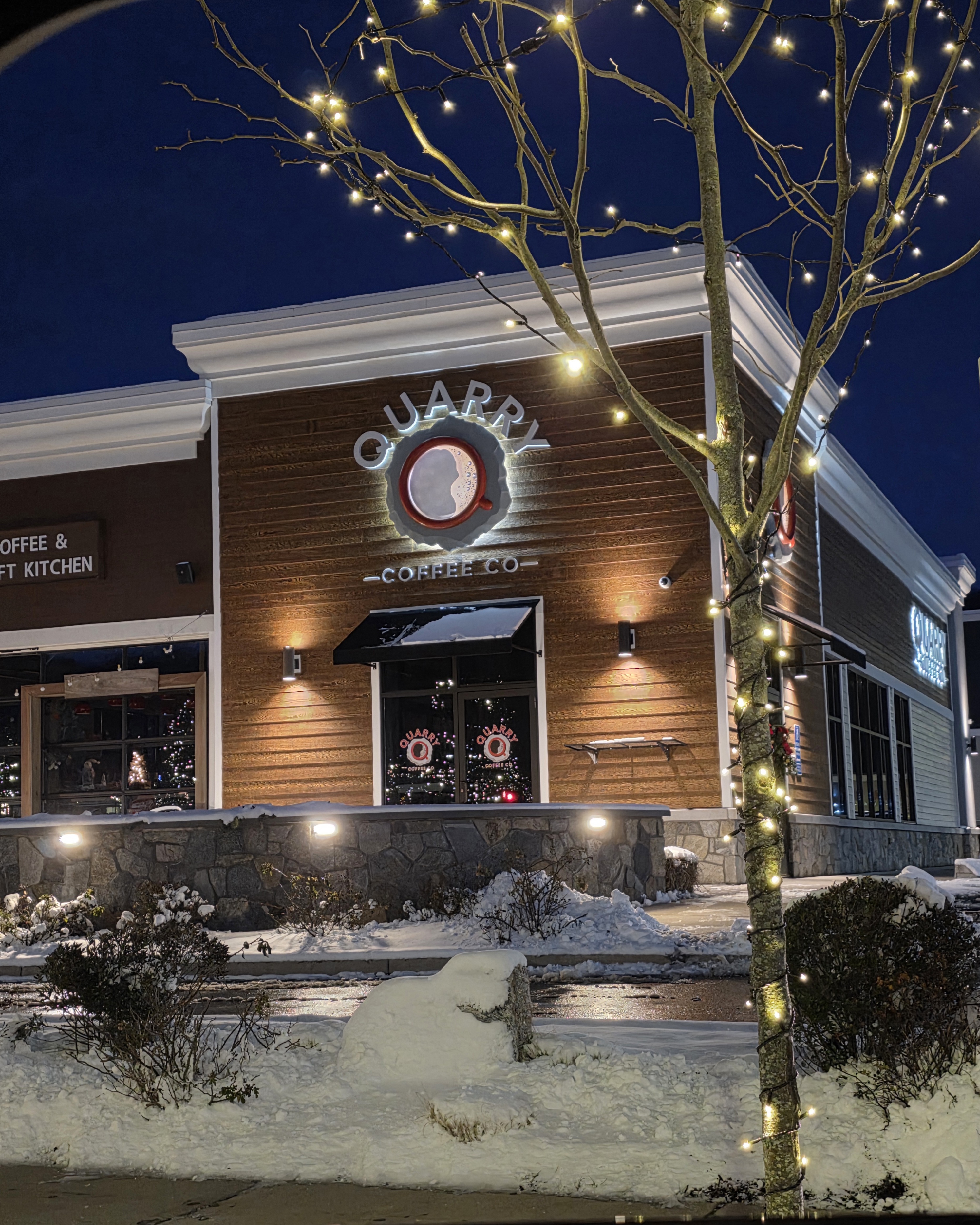 Quarry Coffee Co Facebook ad: Quarry Coffee & Craft Kitchen.