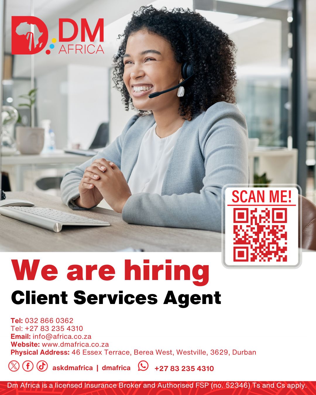Dm Africa Facebook ad