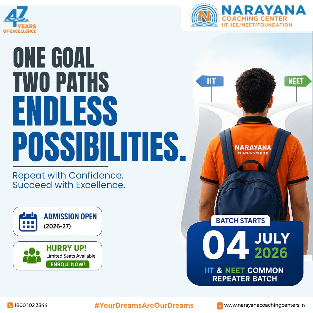 Narayana IIT JEE & NEET Coaching Institute Nashik Facebook ad