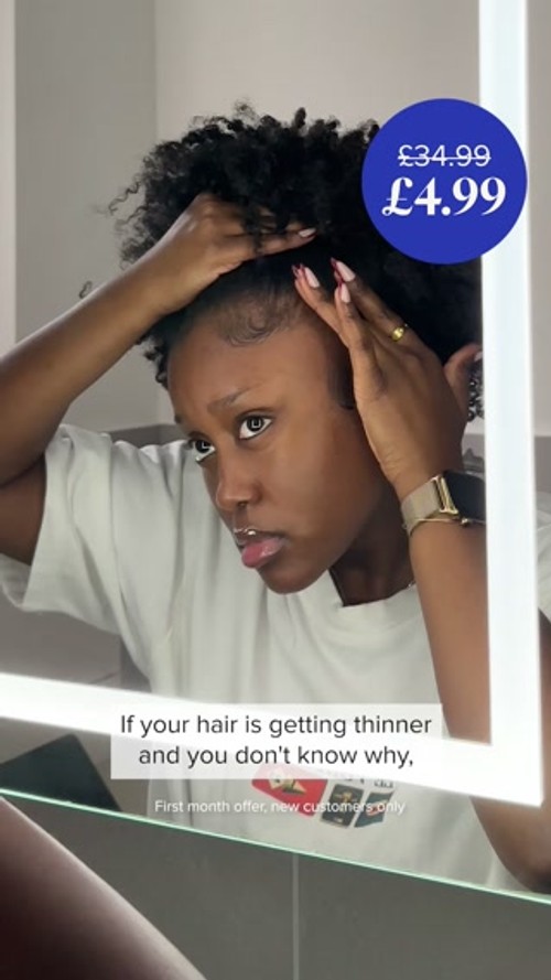 Hair + Me Facebook ad: Get growing this summer for just £4.99